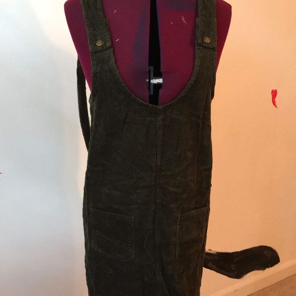 Olive Corduroy Jumper